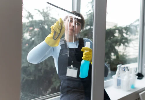 Nettoyage de vitres intérieures et extérieures à Plivot